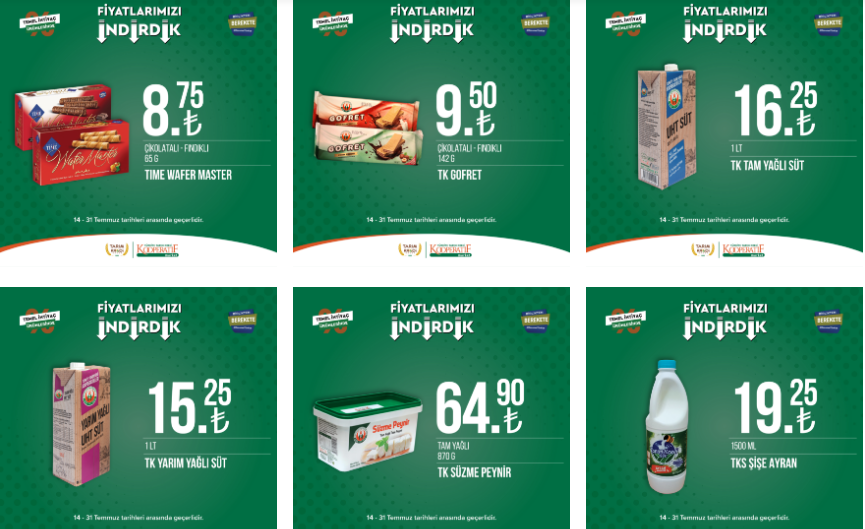 Tarım Kredi kataloğunda yok yok! Ayçiçek yağı 36 TL ye, kağıt havlu 43 TL ye düştü! Son 6 gün yetişen anında alacak...