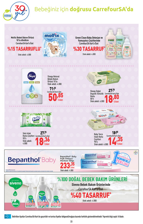 Carrefour’dan müjde! Yudum ayçiçek yağı 129,90 TL’ye, domates salçası 36,90 TL’ye, Sleepy bebek bezi 50,85 TL’ye düştü! 